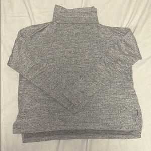 Abercrombie & Fitch Heather Gray Turtleneck Sweater